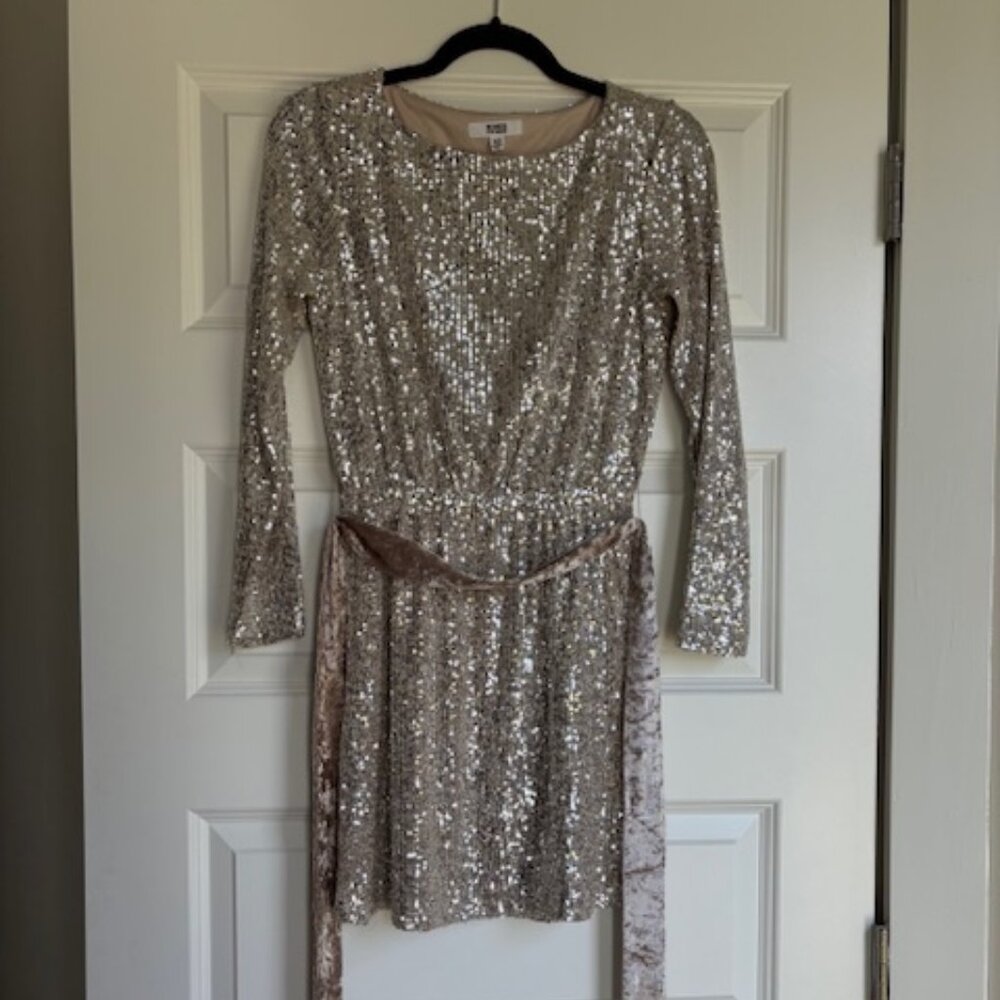 BB Dakota Steve Madden Say So Sashed Cocktail Dress